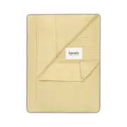 Paturica multifunctionala, Lionelo, Din bambus, Cu proprietati de termoreglare, Antibacteriana, Antifungica, Antialergice, Lavabila la masina de spalat, 100x75 cm, Galben BYNLO-BAMBOO_BLANKET_YELLOW_LEMON