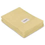 Paturica multifunctionala, Lionelo, Din bambus, Cu proprietati de termoreglare, Antibacteriana, Antifungica, Antialergice, Lavabila la masina de spalat, 100x75 cm, Galben BYNLO-BAMBOO_BLANKET_YELLOW_LEMON