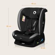 Scaun auto, Lionelo, Aart i-Size, Cu spatar inclinabil in 4 pozitii, Cu tetiera reglabila in 13 pozitii, 0-36 Kg, 40-150 cm, Cu centura siguranta in 3 puncte, Conform cu ECE R129/03, Gri BYNLO-AART_I-SIZE_GREY_GRAPHITE