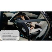 Scaun auto, Lionelo, Aart i-Size, Cu spatar inclinabil in 4 pozitii, Cu tetiera reglabila in 13 pozitii, 0-36 Kg, 40-150 cm, Cu centura siguranta in 3 puncte, Conform cu ECE R129/03, Negru/Rosu BYNLO-AART_I-SIZE_BLACK_CARBON_RED