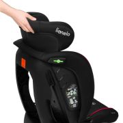 Scaun auto, Lionelo, Aart i-Size, Cu spatar inclinabil in 4 pozitii, Cu tetiera reglabila in 13 pozitii, 0-36 Kg, 40-150 cm, Cu centura siguranta in 3 puncte, Conform cu ECE R129/03, Negru/Rosu BYNLO-AART_I-SIZE_BLACK_CARBON_RED