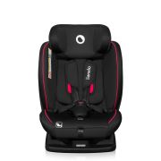 Scaun auto, Lionelo, Aart i-Size, Cu spatar inclinabil in 4 pozitii, Cu tetiera reglabila in 13 pozitii, 0-36 Kg, 40-150 cm, Cu centura siguranta in 3 puncte, Conform cu ECE R129/03, Negru/Rosu BYNLO-AART_I-SIZE_BLACK_CARBON_RED
