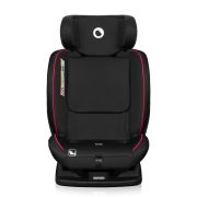 Scaun auto, Lionelo, Aart i-Size, Cu spatar inclinabil in 4 pozitii, Cu tetiera reglabila in 13 pozitii, 0-36 Kg, 40-150 cm, Cu centura siguranta in 3 puncte, Conform cu ECE R129/03, Negru/Rosu BYNLO-AART_I-SIZE_BLACK_CARBON_RED