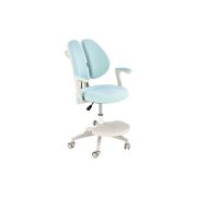 Scaun birou ergonomic pentru copii hm panco, ajustabil pe inaltime si adancime, mesh, suport pentru picioare, 70 kg, bleu drm10321