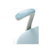 Scaun birou ergonomic pentru copii hm panco, ajustabil pe inaltime si adancime, mesh, suport pentru picioare, 70 kg, bleu drm10321