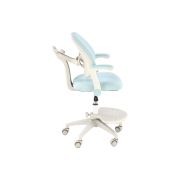 Scaun birou ergonomic pentru copii hm panco, ajustabil pe inaltime si adancime, mesh, suport pentru picioare, 70 kg, bleu drm10321