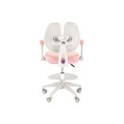 Scaun birou ergonomic pentru copii hm panco, ajustabil pe inaltime si adancime, mesh, suport pentru picioare, roz drm10322