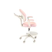 Scaun birou ergonomic pentru copii hm panco, ajustabil pe inaltime si adancime, mesh, suport pentru picioare, roz drm10322