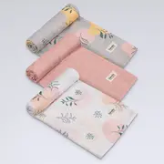 Set 3 museline, Lionelo, Leaf, Multifunctionale, Din bambus, Ideale pentru infasat, Cu proprietati antibacteriene, antifungice si antialergice, Lavabile la masina de spalat, 70x70 cm, Multicolor BYNLO-BAMBOO_SET_LEAF