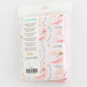 Set 3 scutece, New Baby, Multifunctionale, Din bumbac 100%, Material certificate Oeko Tex Standard 10070x80 cm, Multicolor, Girl BYN56180