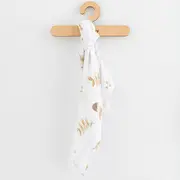 Set 3 scutece, New Baby, Multifunctionale, Din bumbac 100%, Material certificate Oeko Tex Standard 10070x80 cm, Multicolor, Uni BYN56169