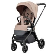 Carucior compact premium Carrello ULTRA 4 in 1 I-Size 40-87 cm cu baza Isofix Antique Beige PMICCRL-ULTRA4-BEIGE