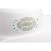 Leagan electric rotativ 360⁰ cu telecomanda, melodii, sunete, senzor de mișcare și inclinare reglabila Caretero OPTI Verde PMICTERO-8003