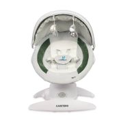 Leagan electric rotativ 360⁰ cu telecomanda, melodii, sunete, senzor de mișcare și inclinare reglabila Caretero OPTI Verde PMICTERO-8003