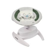 Leagan electric rotativ 360⁰ cu telecomanda, melodii, sunete, senzor de mișcare și inclinare reglabila Caretero OPTI Verde PMICTERO-8003
