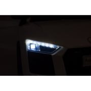 Masinuta electrica cu telecomanda audi r8, roti eva, scaun tapitat, 98x59x43 cm, putere 70w - alb edeedipa.hl1818.bia