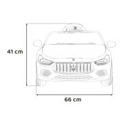 Masinuta electrica cu telecomanda maserati ghibli, roti eva, scaun tapitat, 100x66x41 cm, putere 60w - rosu edeedipa.sl631b.cr