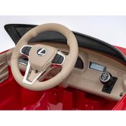 Masinuta electrica cu telecomanda lexus lc500, roti eva, scaun tapitat, 108x60x43 cm, putere 70w - rosu edeedipa.je1618.cr