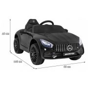 Masinuta electrica cu telecomanda mercedes benz gt, roti eva, scaun tapitat, 108x68x48 cm, putere 70w - negru edeedipa.hl-2588.cz
