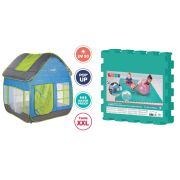 Pachet Cort de joaca COTTAGE si covoras din spuma PLAY DNBLUD5210-90021