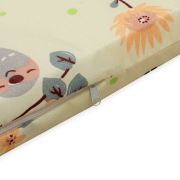 Saltea patut bebe, New Baby, Zoo, Din spuma, Cu husa detasabila, 120x60x5 cm, 0 luni+, Multicolor BYN53003