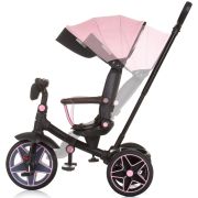 Tricicleta cu copertina si sezut reversibil chipolino derby flamingo hubtrkdr02404fl