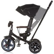 Tricicleta cu copertina si sezut reversibil chipolino derby obsidian hubtrkdr02401ob