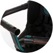 Tricicleta cu copertina si sezut reversibil chipolino derby teal hubtrkdr02403tl