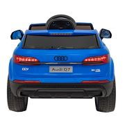 Masinuta electrica cu telecomanda audi q7 new lift, roti eva, scaun tapitat, 117x67x54 cm, putere 70w - albastru edeedipa.hl678.nie