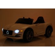 Masinuta electrica cu telecomanda bentley exp 12, roti eva, scaun tapitat, 107x59x44 cm, putere 24v - alb edeedipa.je1166.bia
