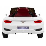 Masinuta electrica cu telecomanda bentley exp 12, roti eva, scaun tapitat, 107x59x44 cm, putere 24v - alb edeedipa.je1166.bia