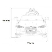 Masinuta electrica cu telecomanda bmw m4, roti eva, scaun tapitat, 112x71x46 cm, putere 70w - albastru edeedipa.sx2418.nie