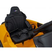 Masinuta electrica cu telecomanda bmw m4, roti eva, scaun tapitat, 112x71x46 cm, putere 70w - galben edeedipa.sx2418.zol