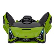 Masinuta electrica cu telecomanda lamborghini sian, roti eva, scaun tapitat, 108x62x38 cm, putere 106w - verde edeedipa.qls-6388.zie