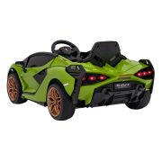 Masinuta electrica cu telecomanda lamborghini sian, roti eva, scaun tapitat, 108x62x38 cm, putere 106w - verde edeedipa.qls-6388.zie