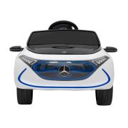Masinuta electrica cu telecomanda mercedes benz amg eqa, roti eva, scaun tapitat, 101x69x53 cm, putere 70w - alb edeedipa.qy2288.bia
