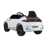 Masinuta electrica cu telecomanda mercedes benz amg eqa, roti eva, scaun tapitat, 101x69x53 cm, putere 70w - alb edeedipa.qy2288.bia
