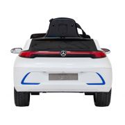 Masinuta electrica cu telecomanda mercedes benz amg eqa, roti eva, scaun tapitat, 101x69x53 cm, putere 70w - alb edeedipa.qy2288.bia