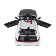 Masinuta electrica cu telecomanda mercedes benz amg eqa, roti eva, scaun tapitat, 101x69x53 cm, putere 70w - alb edeedipa.qy2288.bia
