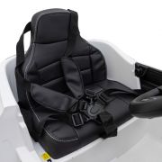 Masinuta electrica cu telecomanda mercedes benz amg eqa, roti eva, scaun tapitat, 101x69x53 cm, putere 70w - alb edeedipa.qy2288.bia