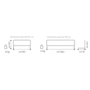Margine siguranta pat 90 cm - Brevi BEEBV311