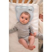 Perna bebelusi anti plagiocefalie 0-12 luni, forma ergonomica cu spuma memory, 2 huse detasabile, certificata in Germania, Koala Perfect Head Blue LVTK8051938140018