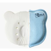 Perna bebelusi anti plagiocefalie 0-12 luni, forma ergonomica cu spuma memory, 2 huse detasabile, certificata in germania, koala perfect head blue lvtk8051938140018