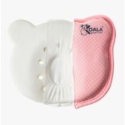 Perna bebelusi anti plagiocefalie 0-12 luni, forma ergonomica cu spuma memory, 2 huse detasabile, certificata in germania, koala perfect head pink lvtk8051938140025