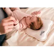 Perna bebelusi anti plagiocefalie 0-12 luni, forma ergonomica cu spuma memory, 2 huse detasabile, certificata in germania, koala perfect head white lvtk8051938140001