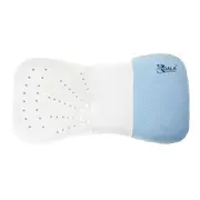 Perna bebelusi anti plagiocefalie 0-36 luni, forma ergonomica cu spuma memory, 2 huse detasabile, certificata in germania, koala perfect head maxi blue lvtk8051938140049
