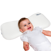 Perna bebelusi anti plagiocefalie 0-36 luni, forma ergonomica cu spuma memory, 2 huse detasabile, certificata in germania, koala perfect head maxi white lvtk8051938140032