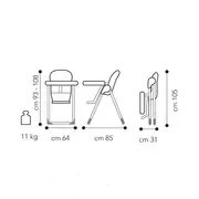 Scaun de masa Convivio - Brevi BEEBV281-020