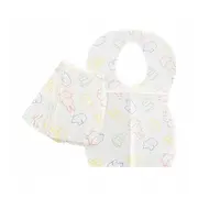 Bavete de unica folosinta, Bocioland, Cu buzunar, Set de 10 bucati, Multicolor BYNBL157