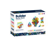 Joc de constructie steam - scaune colorate (72 piese)